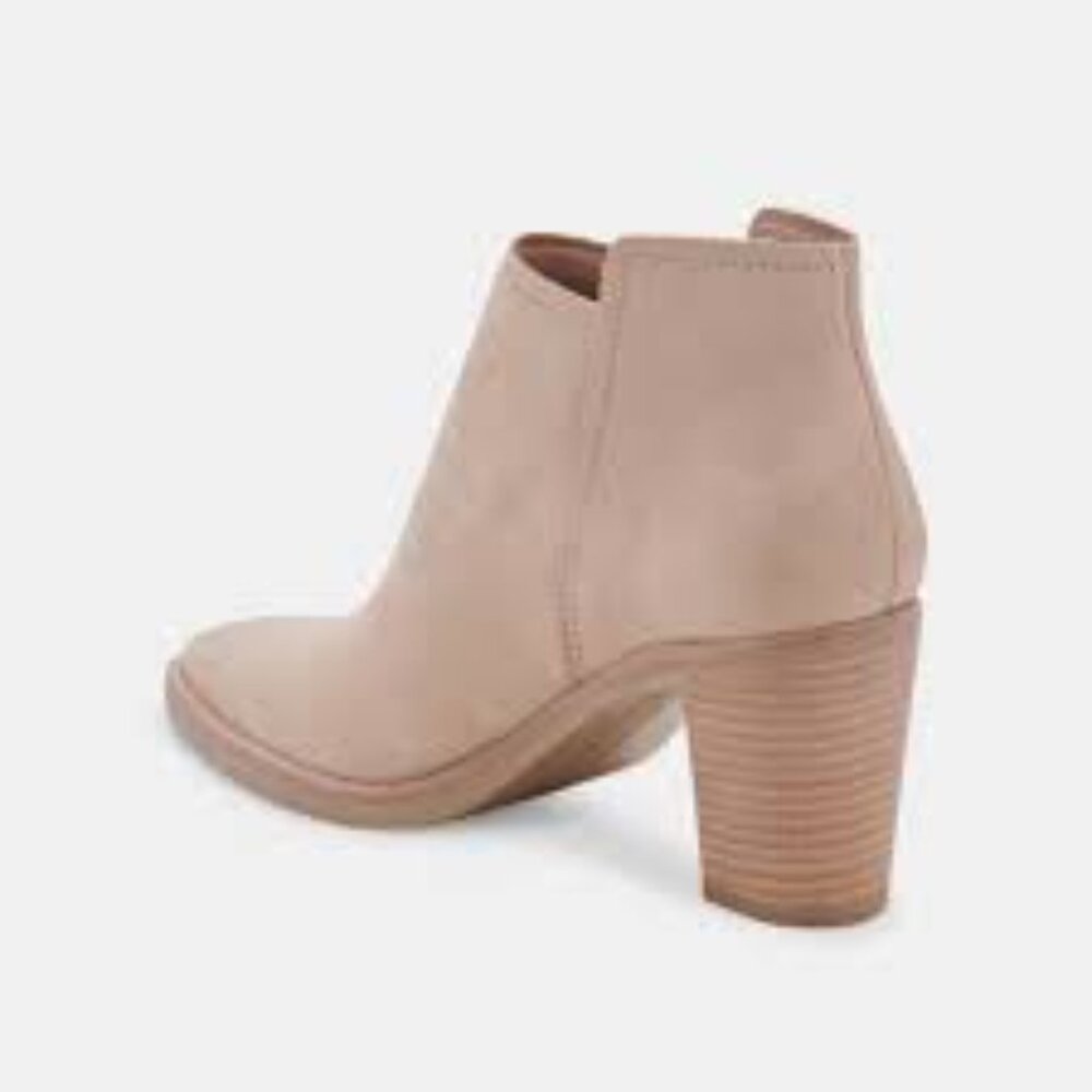Dolce Vita Spade Booties in Mushroom Suede - Picture 15 of 16